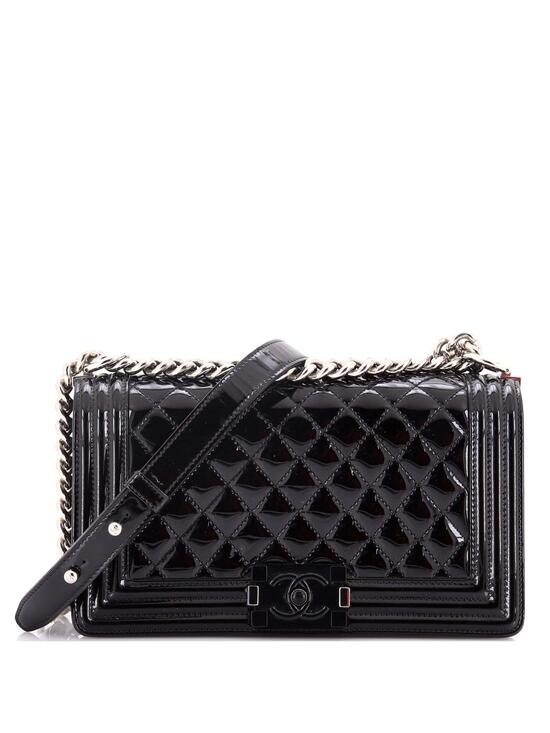 Chanel Handbags - Chanel Boy Flap Bag Quilted Plexiglass #239928C32B